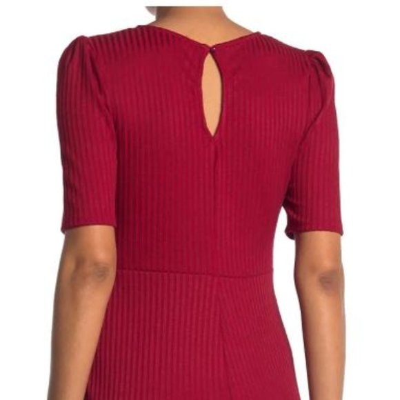 Max & Ash Short Sleeve Knit Sheath Mini Dress S - Picture 5 of 14